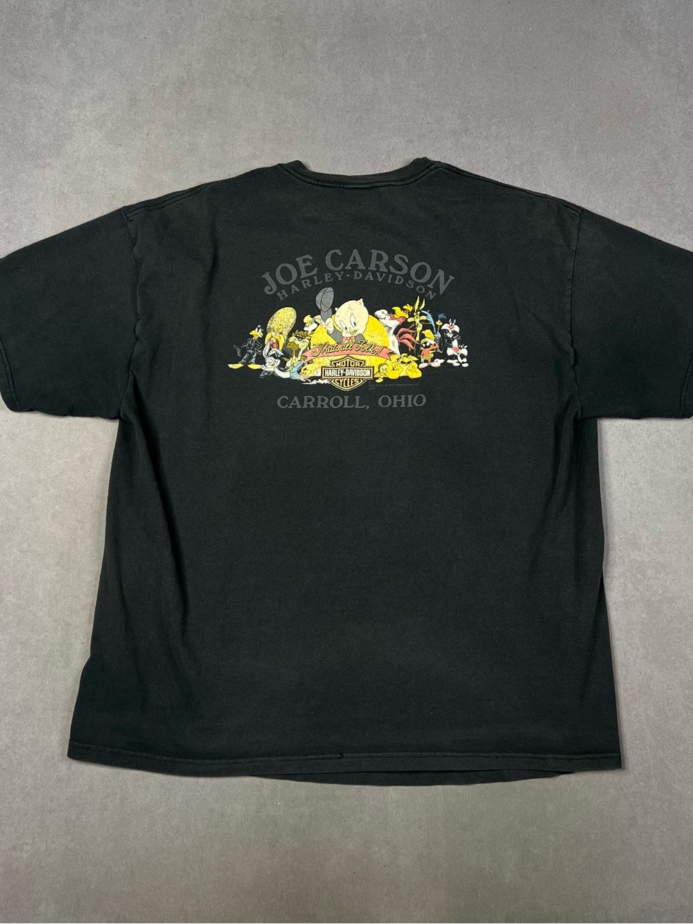 Harley-Davidson Black Dog Graphic Tee with Red Accents - Picture 3 of 5